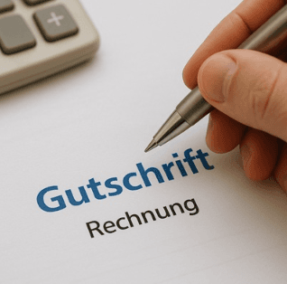 Gutschrift Rechnung